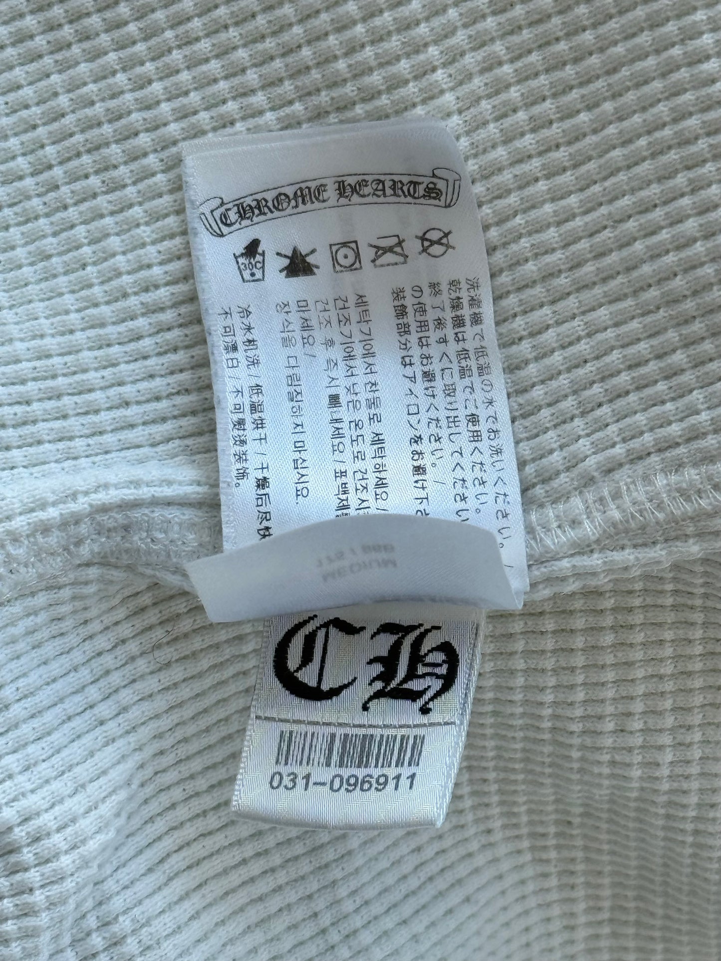 Chrome Hearts Matty Boy Lime Green Chainlink Thermal Zip Up Hoodie