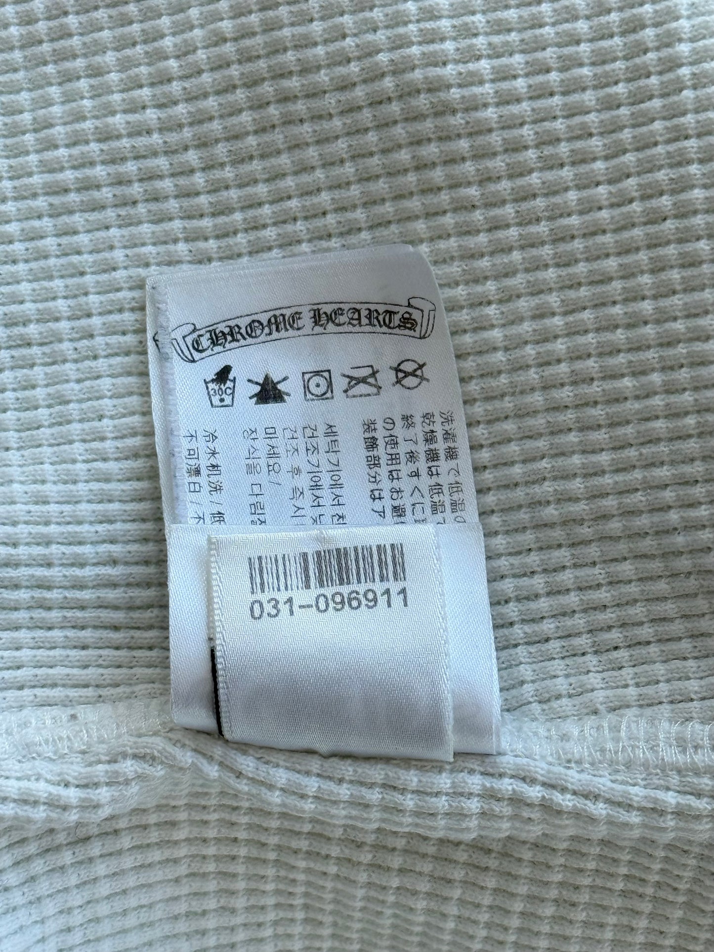 Chrome Hearts Matty Boy Lime Green Chainlink Thermal Zip Up Hoodie