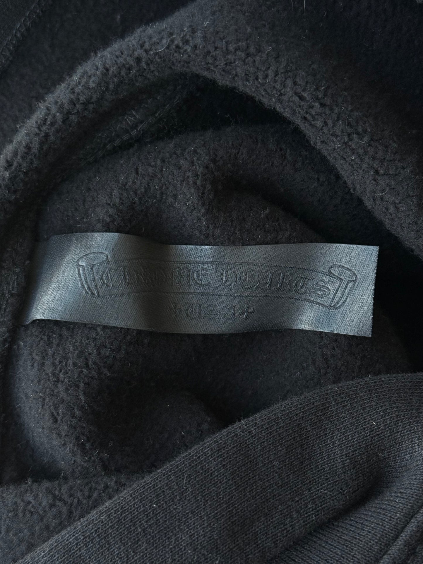 Chrome Hearts Black Triple Cross Patch Paper Jam Hoodie