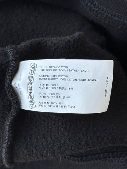 Chrome Hearts Black Triple Cross Patch Paper Jam Hoodie