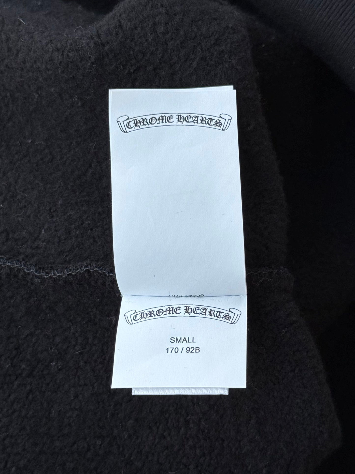 Chrome Hearts Black Triple Cross Patch Paper Jam Hoodie