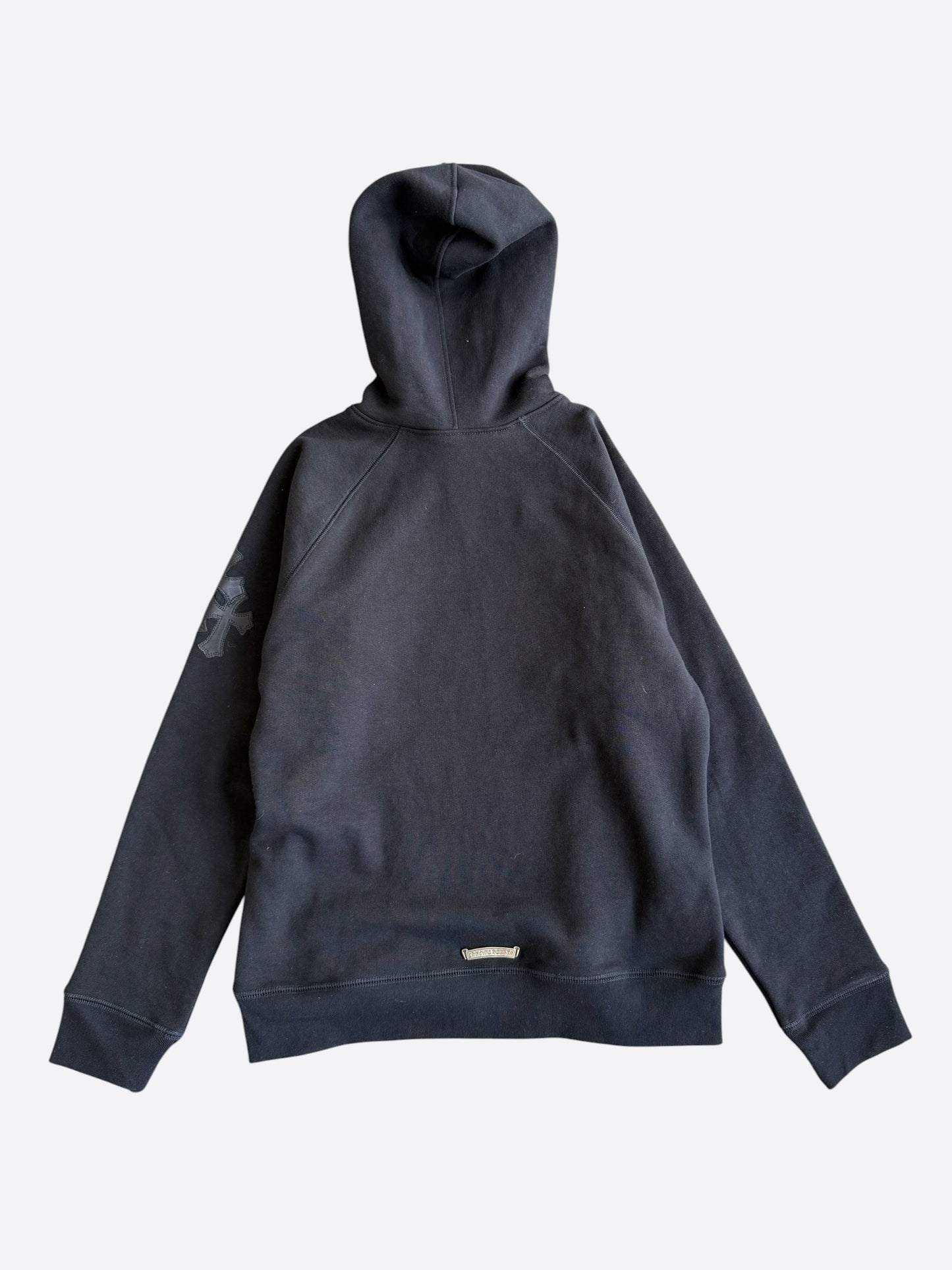 Chrome Hearts Black Triple Cross Patch Paper Jam Hoodie