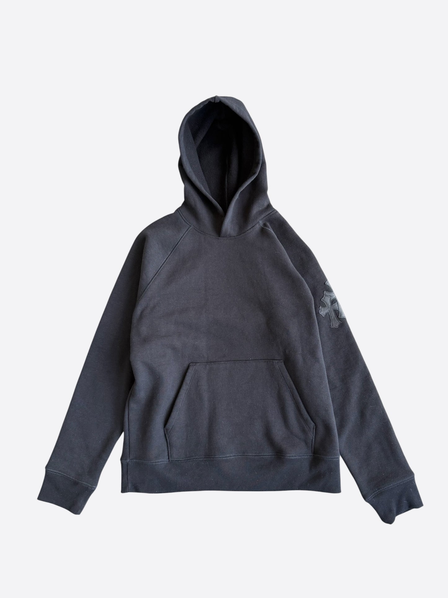 Chrome Hearts Black Triple Cross Patch Paper Jam Hoodie
