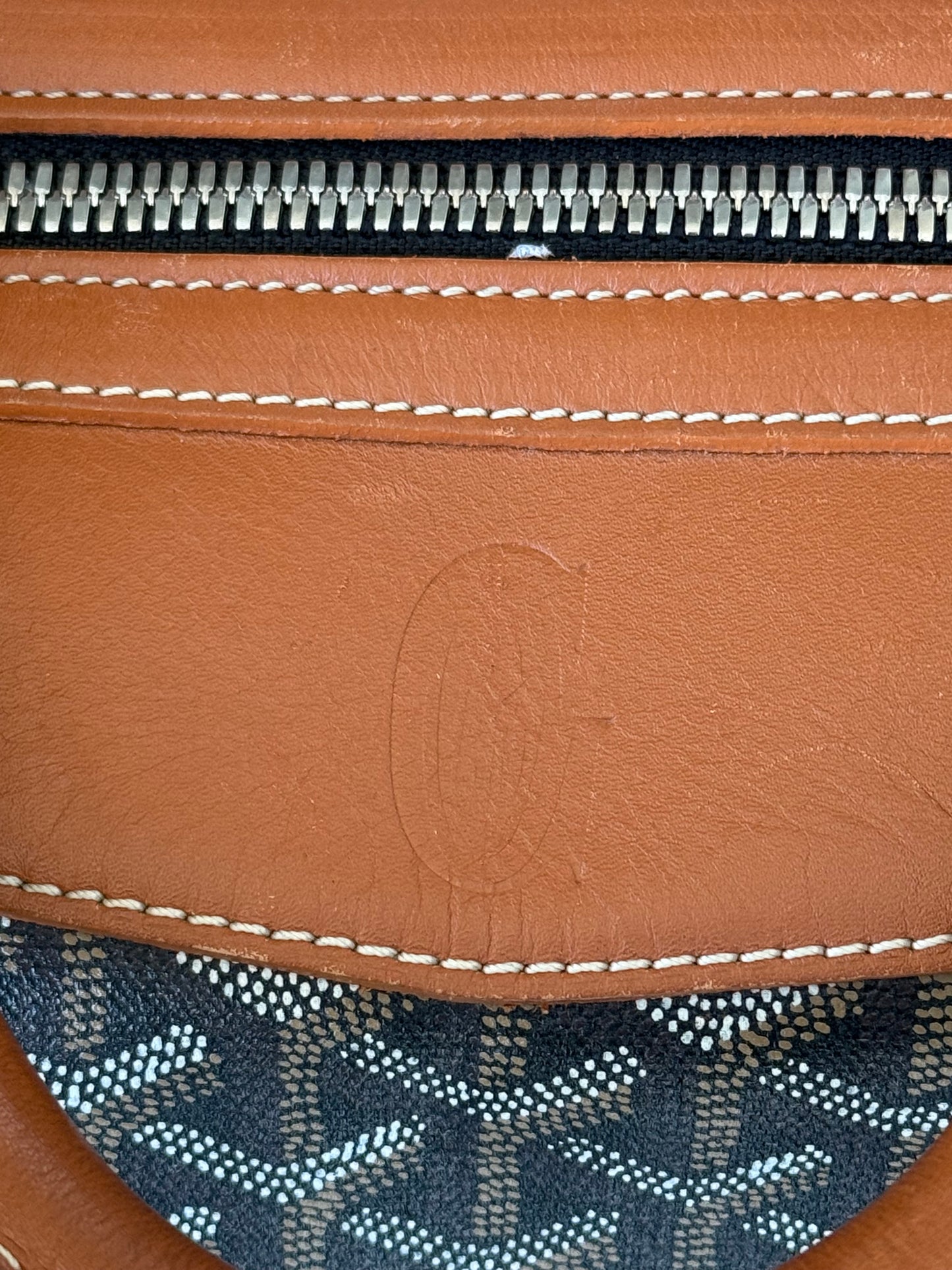 Goyard Black & Brown Boeing 55 Duffel Bag