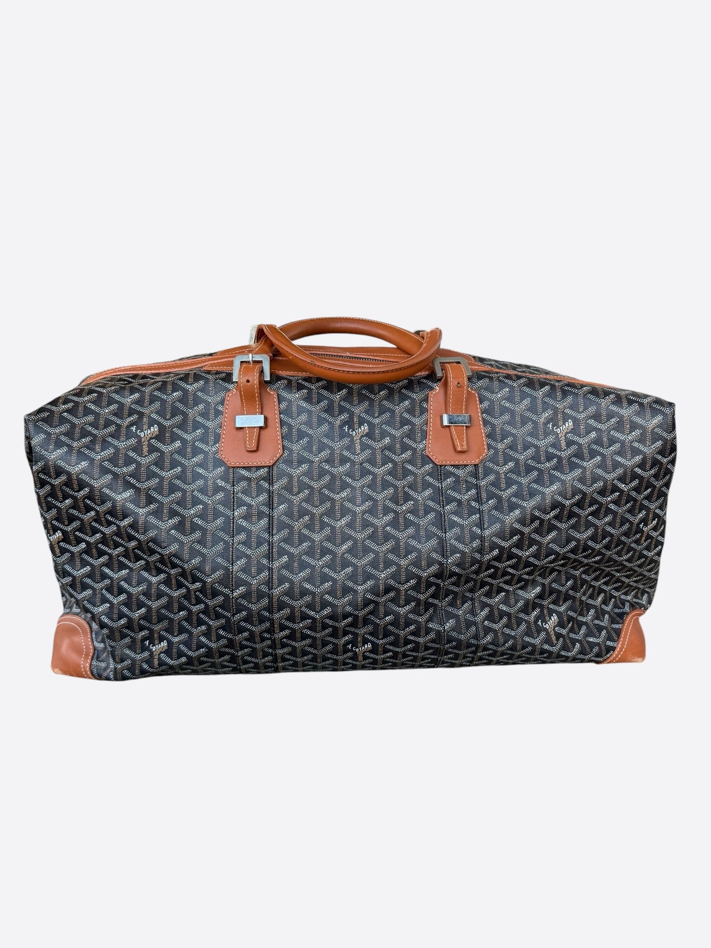 Goyard Black & Brown Boeing 55 Duffel Bag