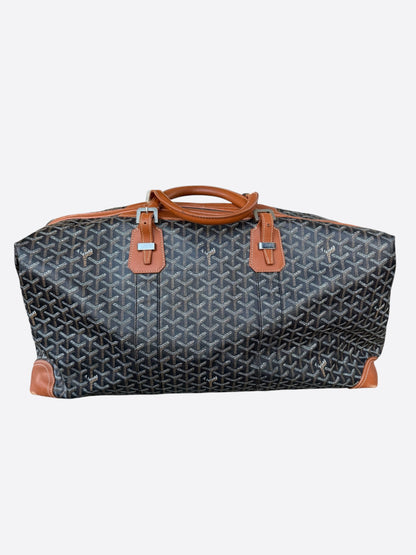 Goyard Black & Brown Boeing 55 Duffel Bag