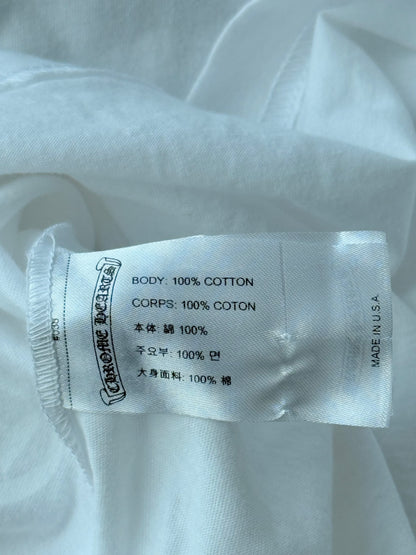 Chrome Hearts White & Red NY Longsleeve T-Shirt