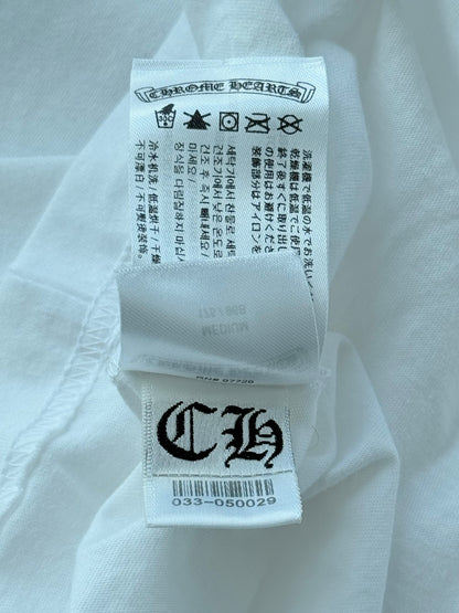 Chrome Hearts White & Red NY Longsleeve T-Shirt
