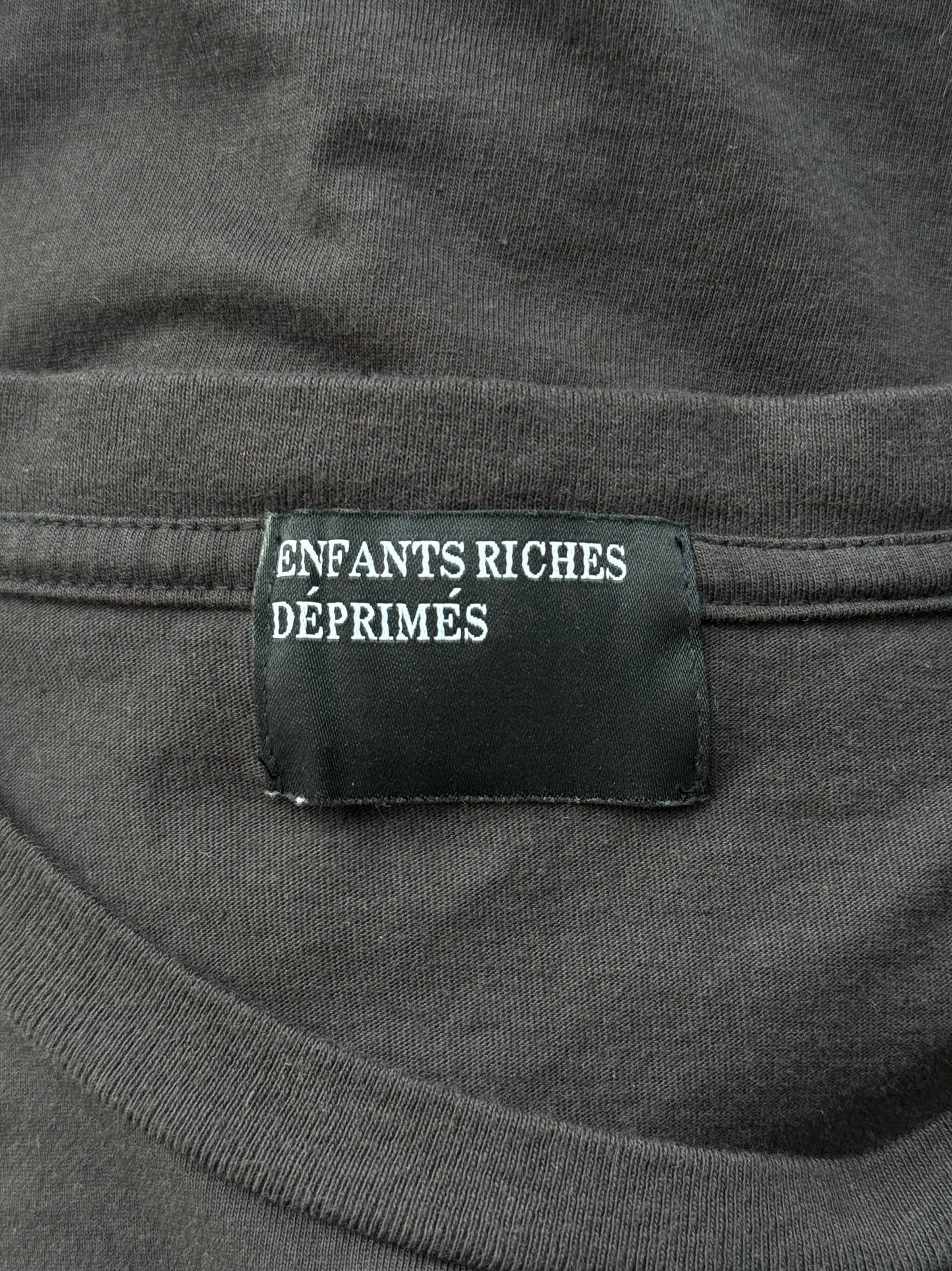 Enfants Riches Deprimes Faded Black Christiane Graphic T-Shirt