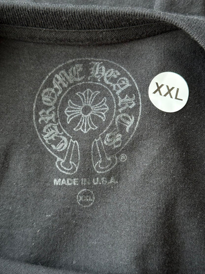 Chrome Hearts Black Miami Exclusive Cross Logo Longsleeve T-Shirt