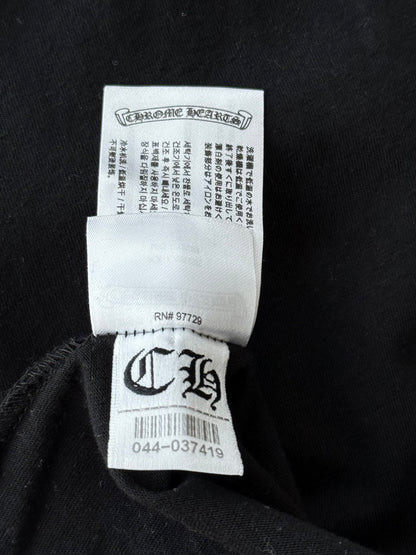Chrome Hearts Black Miami Exclusive Cross Logo Longsleeve T-Shirt