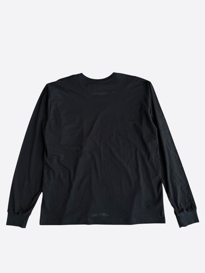 Chrome Hearts Black Miami Exclusive Cross Logo Longsleeve T-Shirt