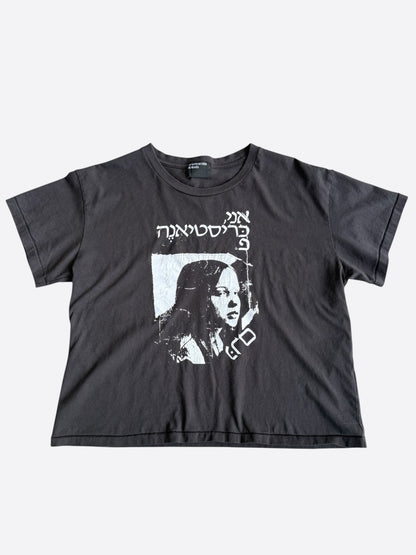 Enfants Riches Deprimes Faded Black Christiane Graphic T-Shirt