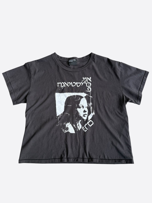 Enfants Riches Deprimes Faded Black Christiane Graphic T-Shirt