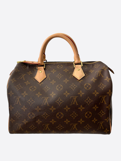 Louis Vuitton Brown Monogram Speedy 30