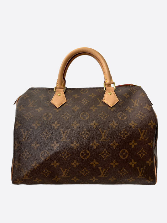 Louis Vuitton Brown Monogram Speedy 30