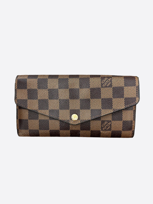 Louis Vuitton Damier Ebene Sarah Wallet