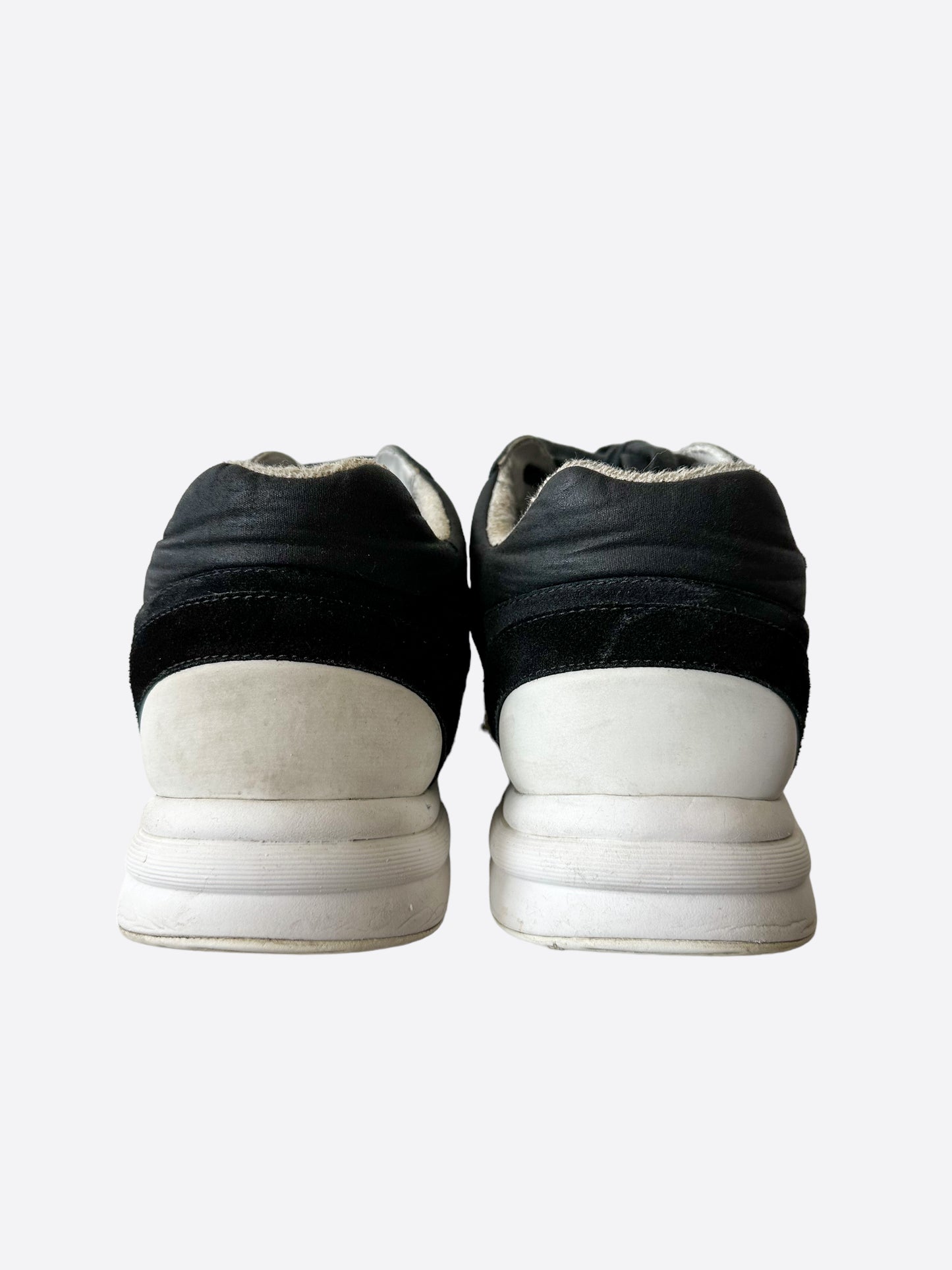 Chanel Black & White CC Logo Trainers