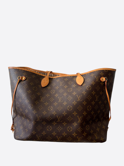 Louis Vuitton Brown Monogram Neverfull GM