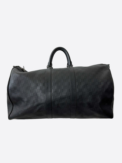 Louis Vuitton Black Damier Infini Keepall 55