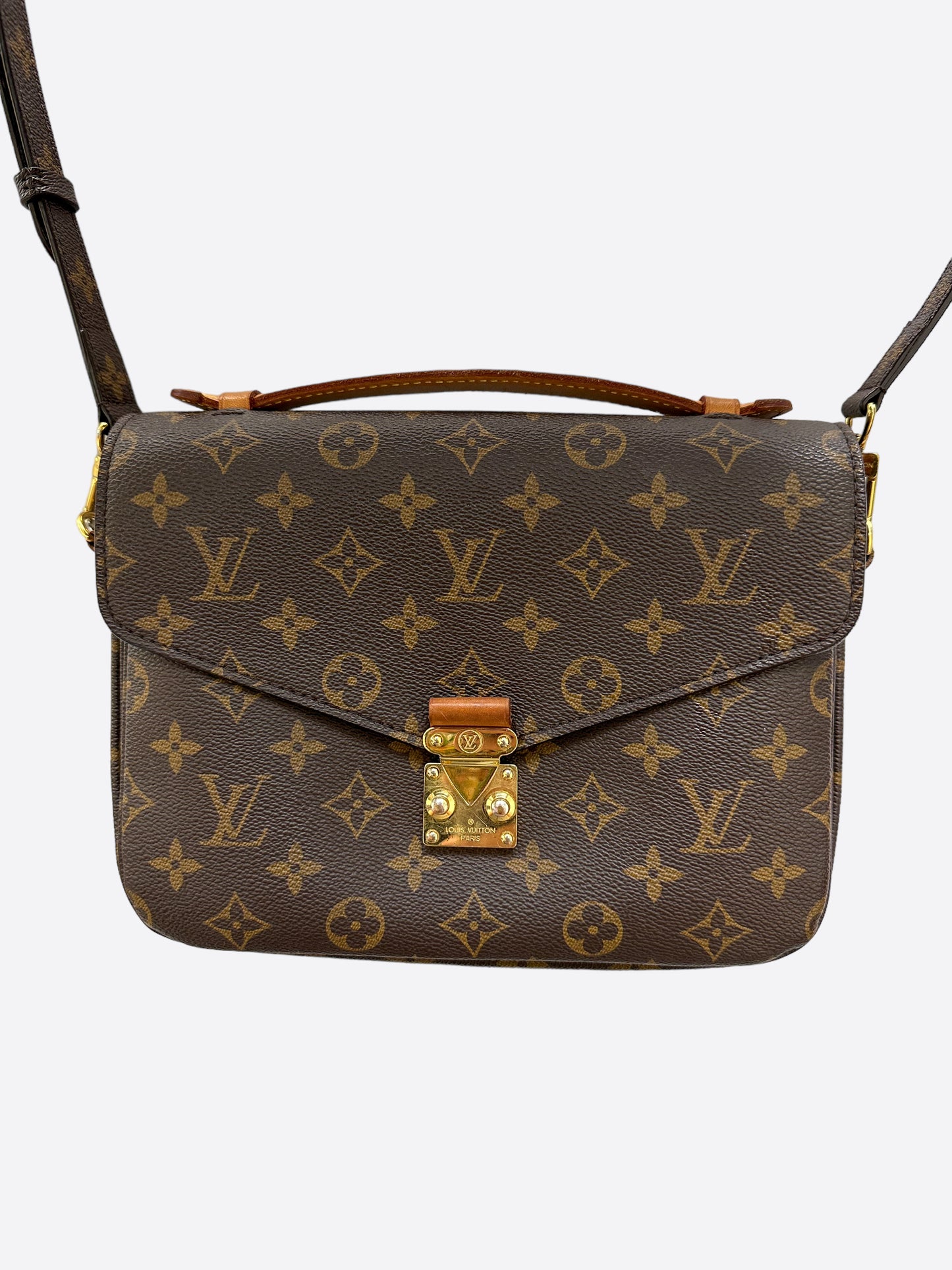 Louis Vuitton Brown Monogram Pochette Metis