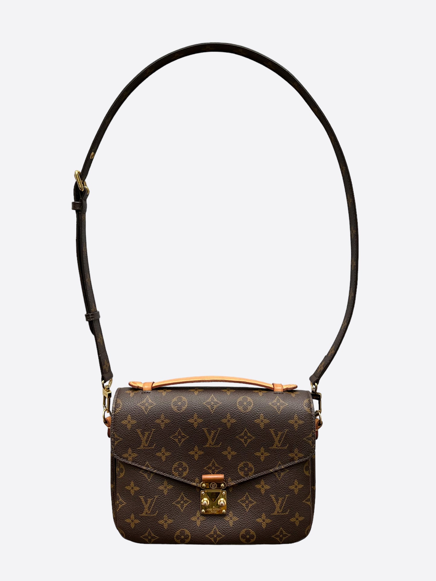 Louis Vuitton Brown Monogram Pochette Metis