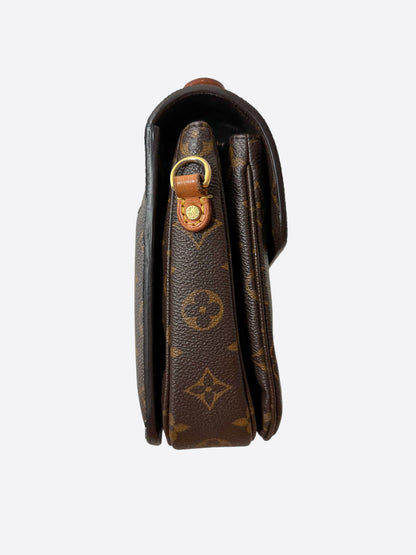 Louis Vuitton Brown Monogram Pochette Metis