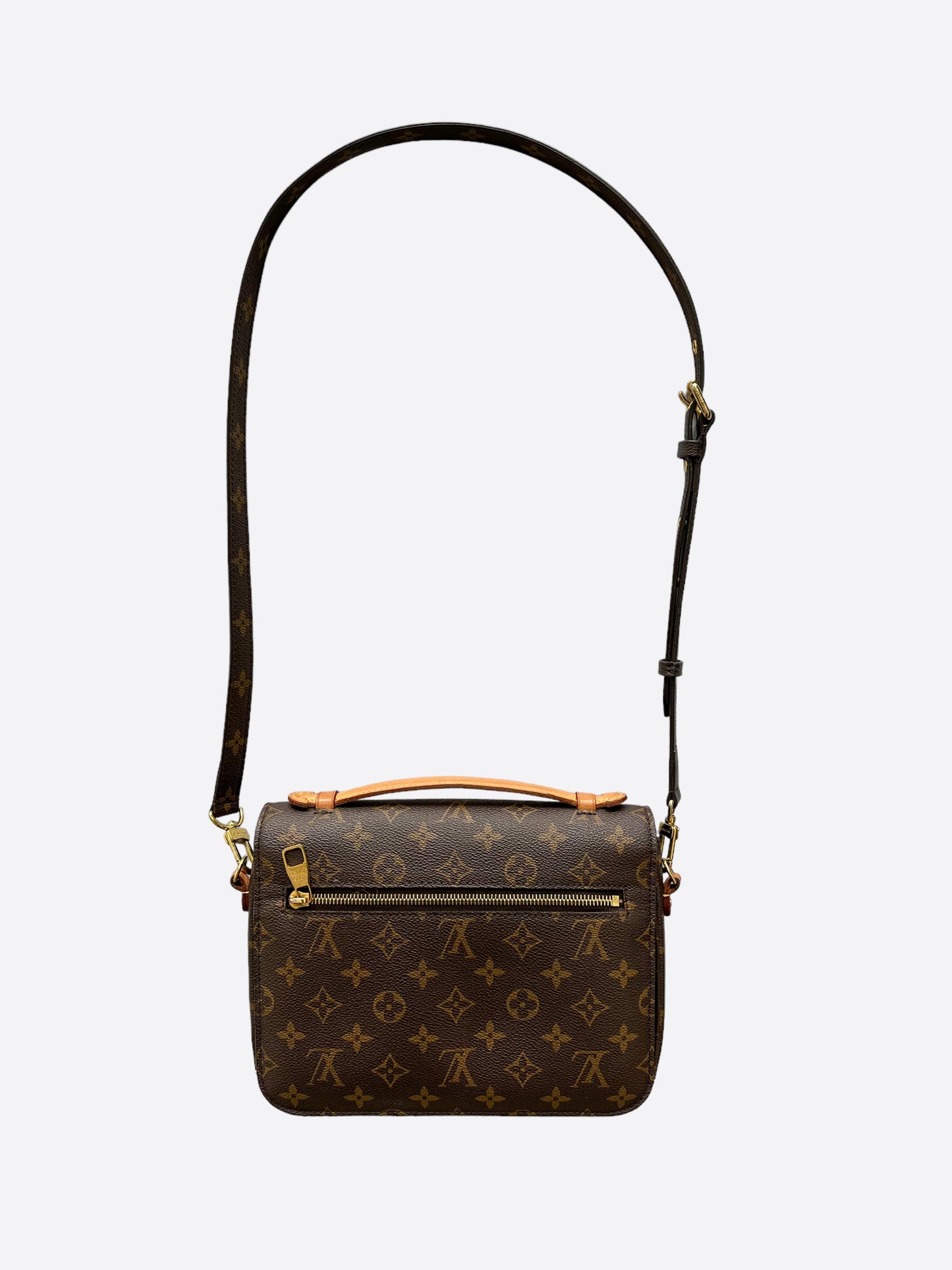 Louis Vuitton Brown Monogram Pochette Metis