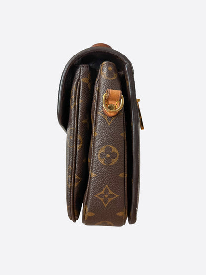 Louis Vuitton Brown Monogram Pochette Metis