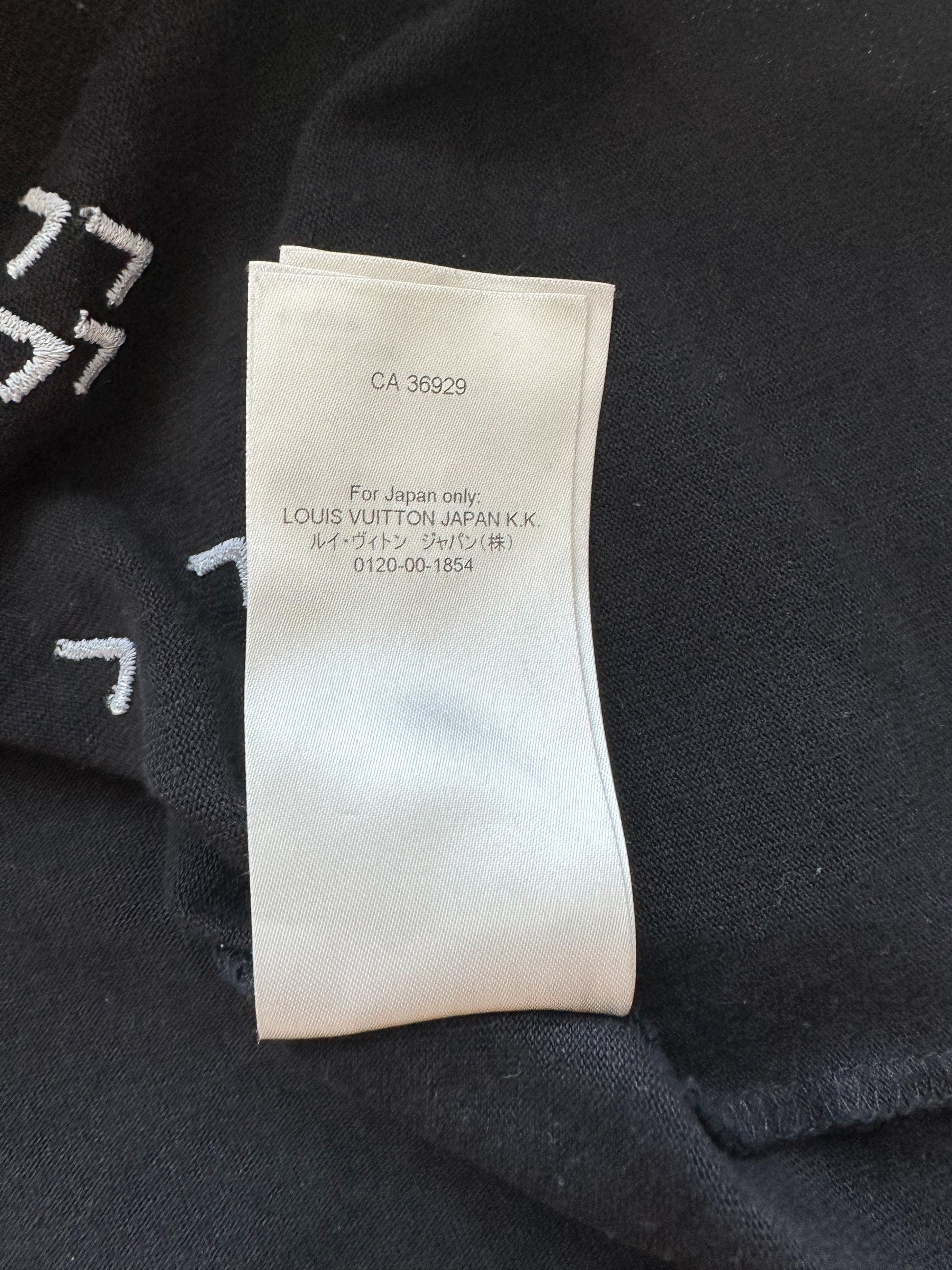 Louis Vuitton Black Smoke Logo Tee – Savonches