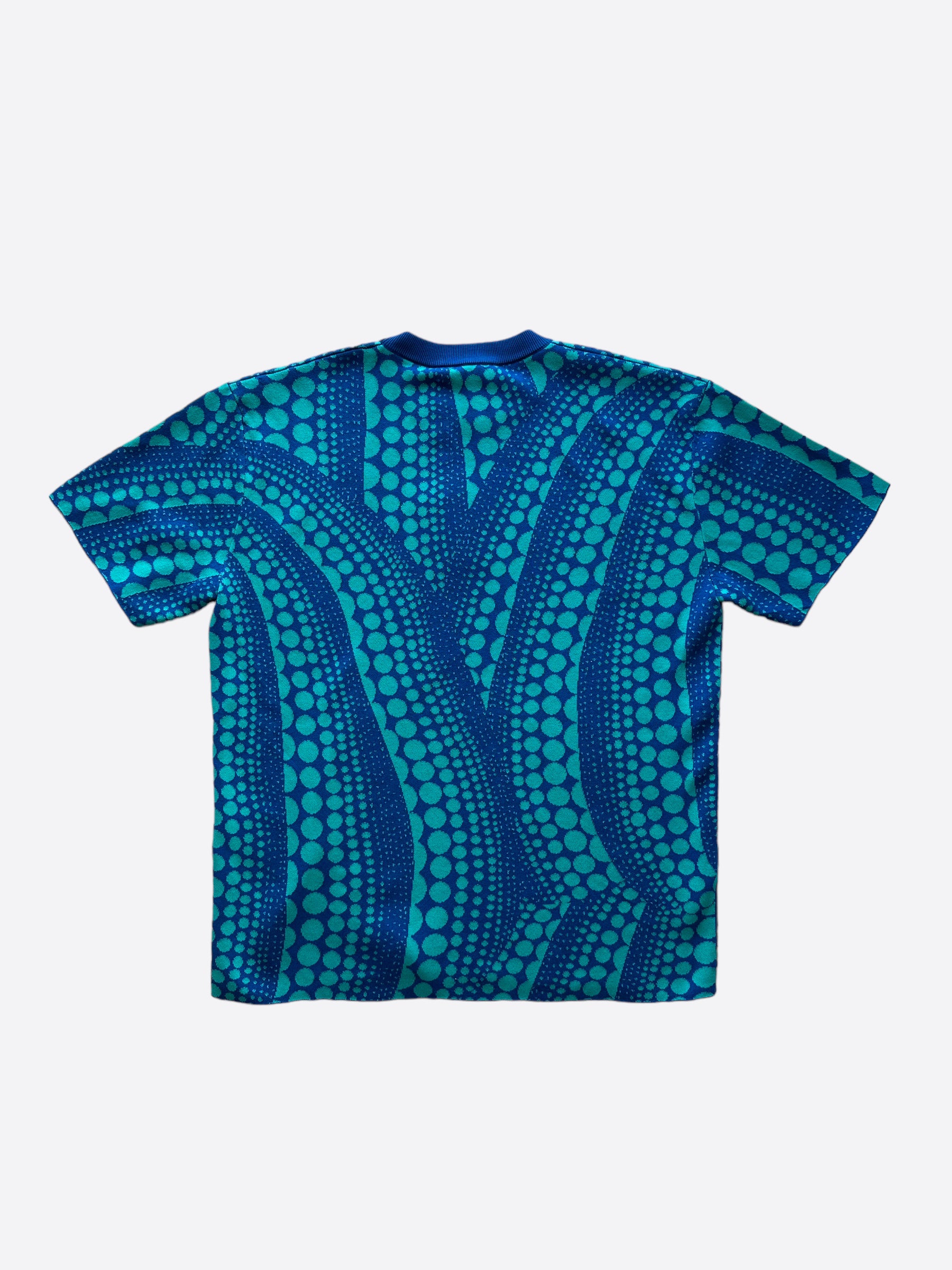 Louis Vuitton Yayoi Kusama Blue Dotted Pattern T-Shirt