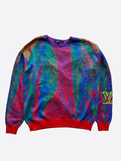 Louis Vuitton Multicolor Heat Map Knit Sweater