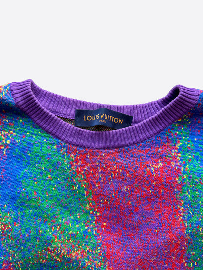 Louis Vuitton Multicolor Heat Map Knit Sweater