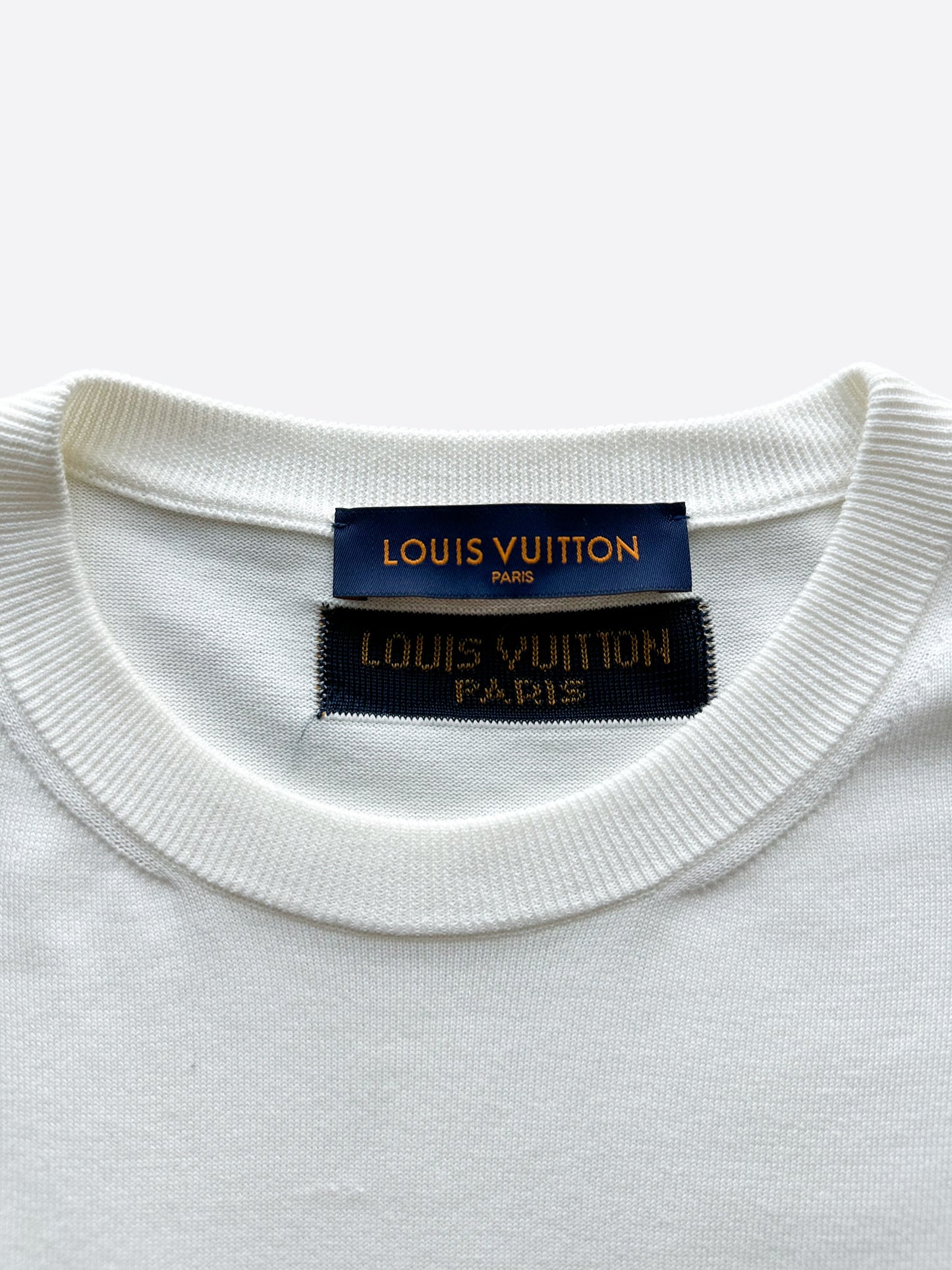 Louis Vuitton Black Maison Intarsia T-Shirt
