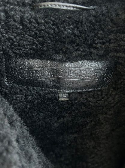 Chrome Hearts Black Quilted Sherpa Jacket