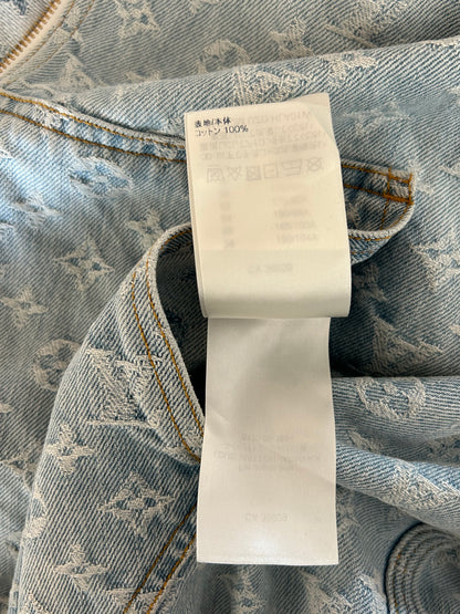 Louis Vuitton NBA Monogram Denim Zip Up Jacket