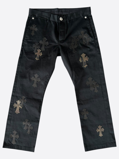Chrome Hearts Black Camouflage Cross Patch Chino Pants