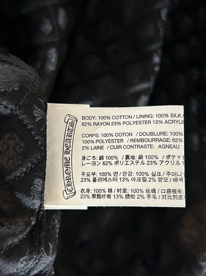 Chrome Hearts White Cross Patch Plaid Jacket