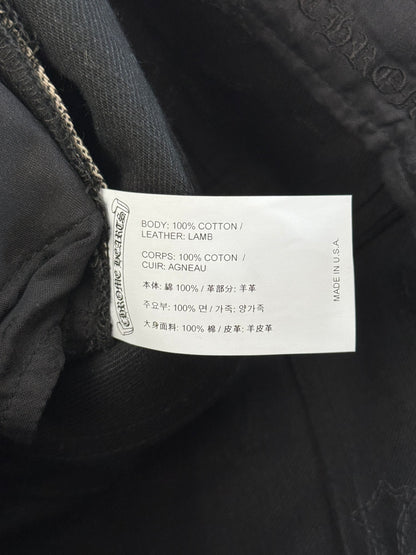 Chrome Hearts Black Cross Patch Jeans