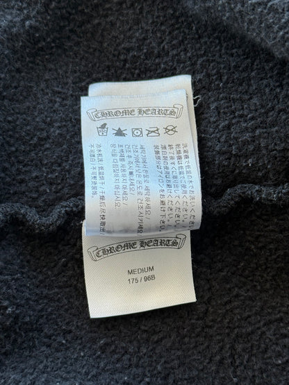 Chrome Hearts Black & White New York Horseshoe Logo Zip Up Hoodie