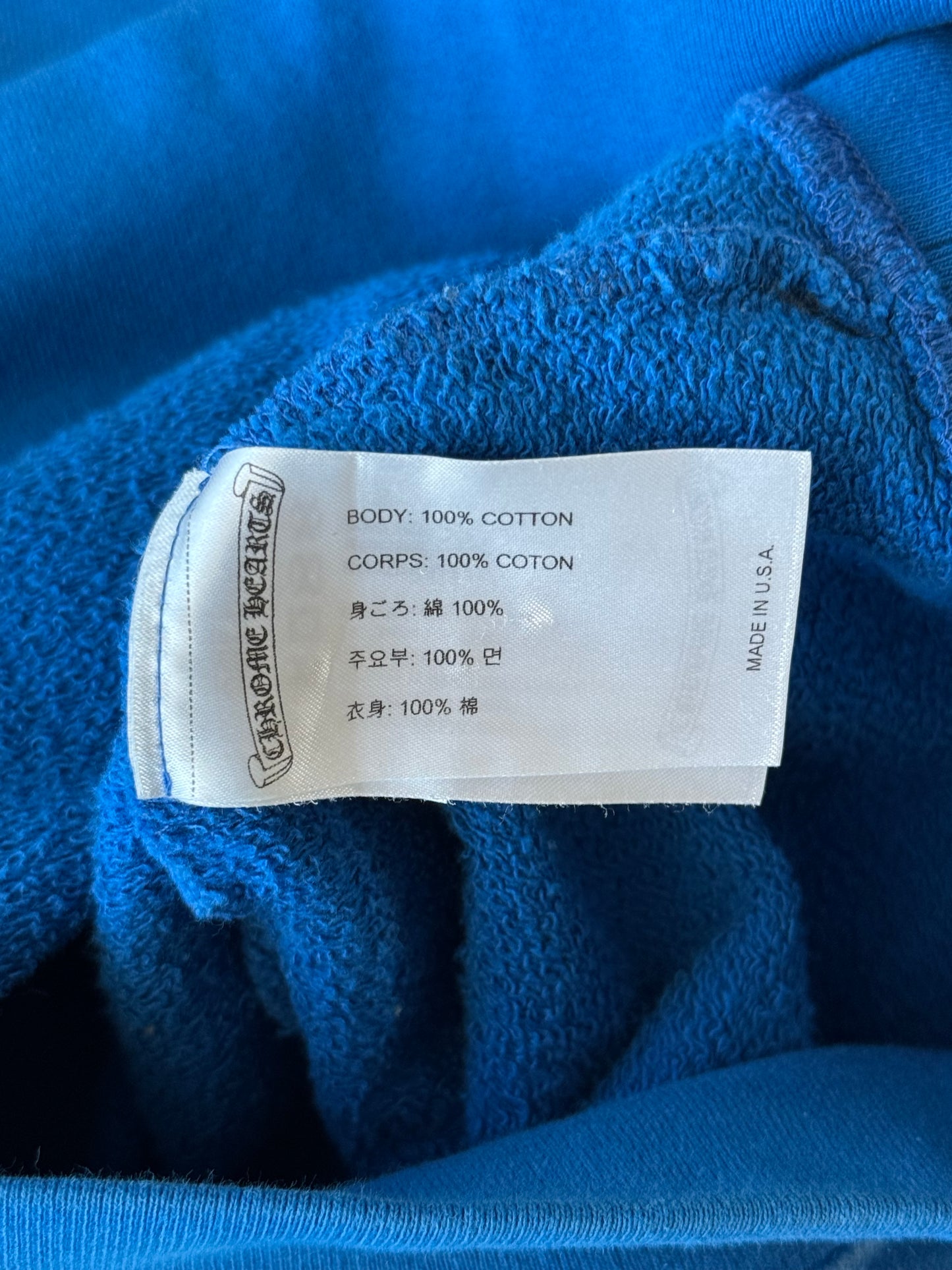 Chrome Hearts Matty Boy Blue Space Hoodie