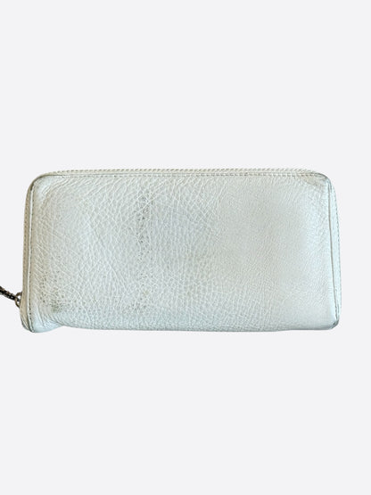 Chrome Hearts White Triple Cross Patch Wallet