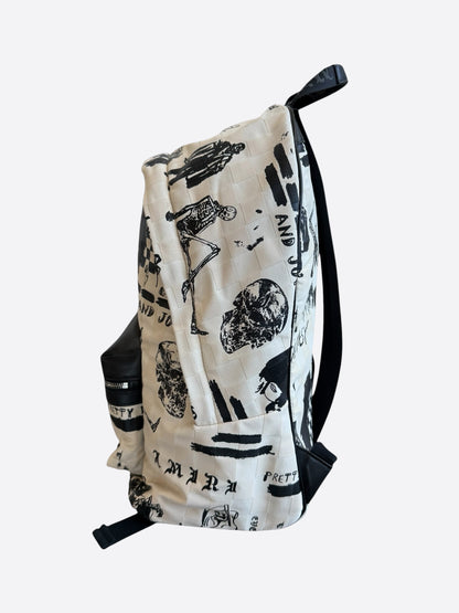 Amiri Wes Lang White & Sketch Graphic Backpack