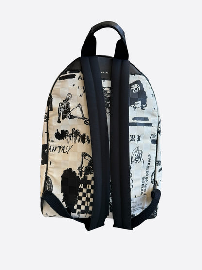 Amiri Wes Lang White & Sketch Graphic Backpack