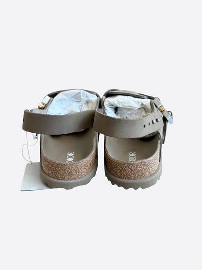 Dior Grey Tokio Mule Birkenstocks