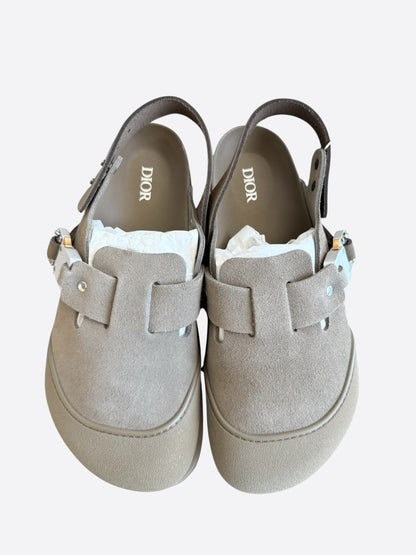Dior Grey Tokio Mule Birkenstocks