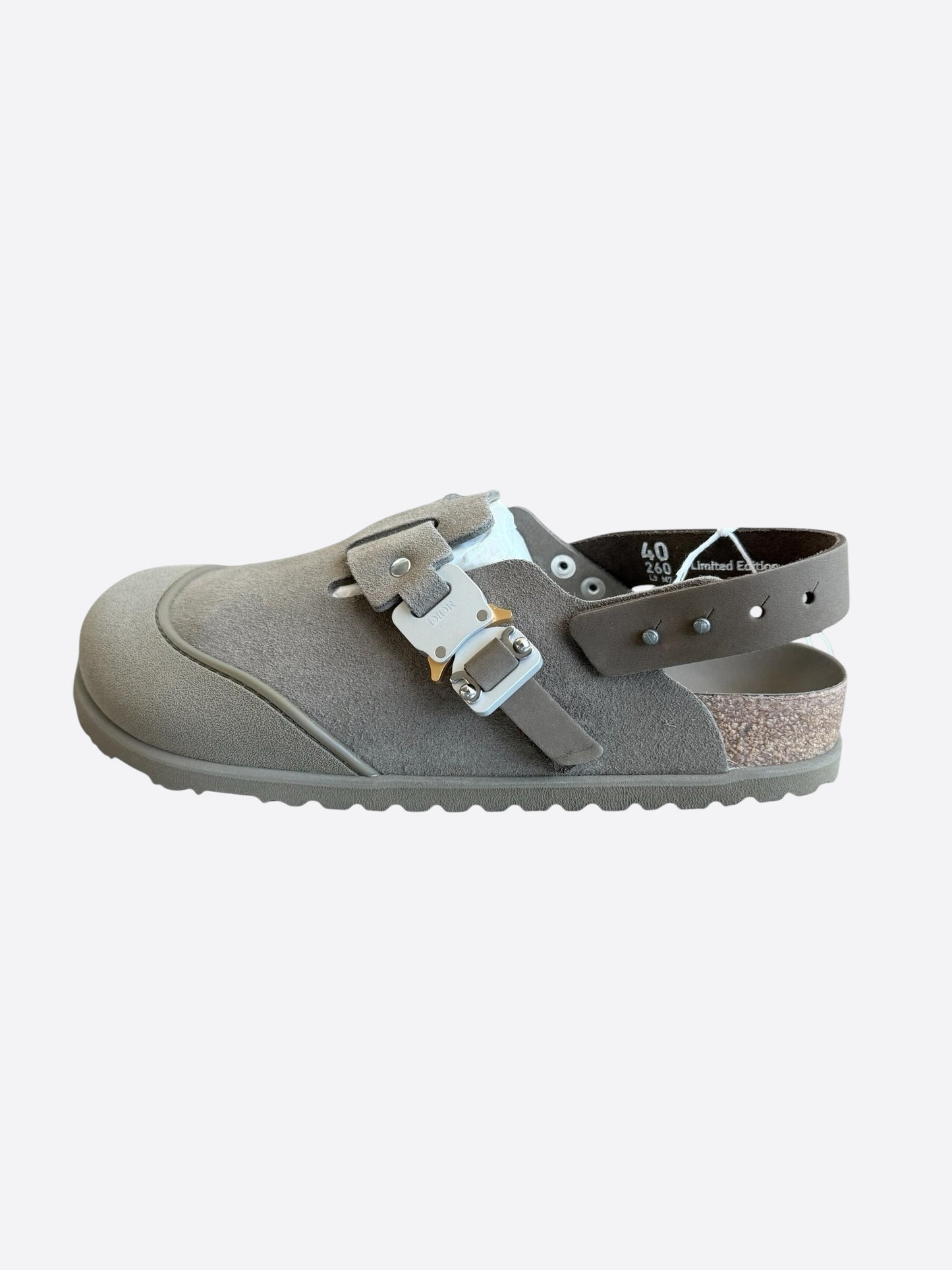 Dior Grey Tokio Mule Birkenstocks