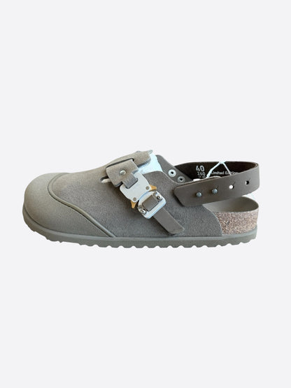 Dior Grey Tokio Mule Birkenstocks