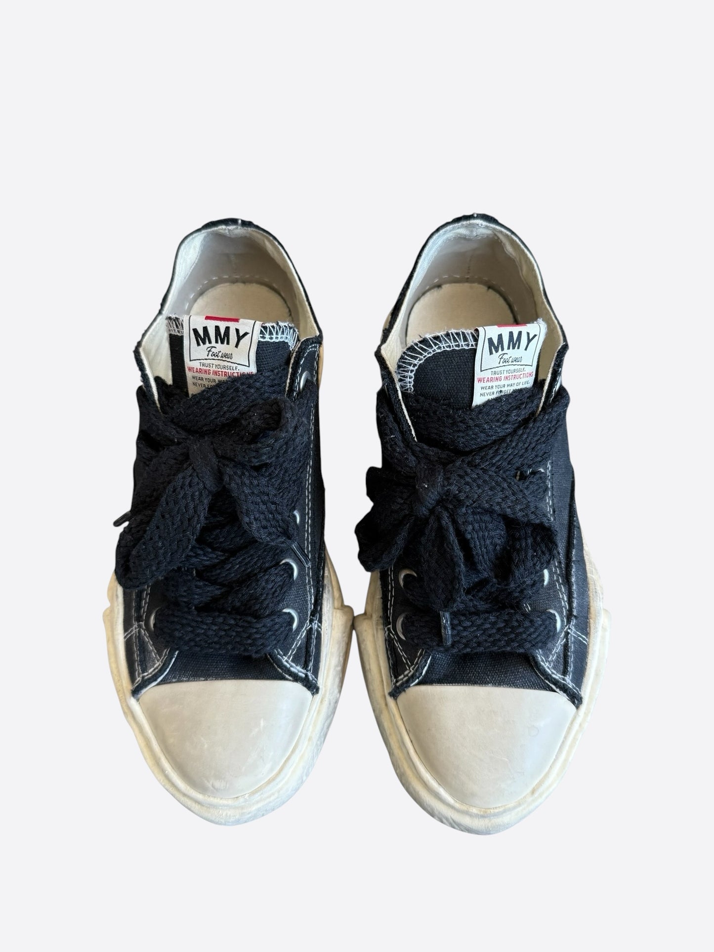 Maison Mihara Black & White Yasuhiro Peterson Sneakers