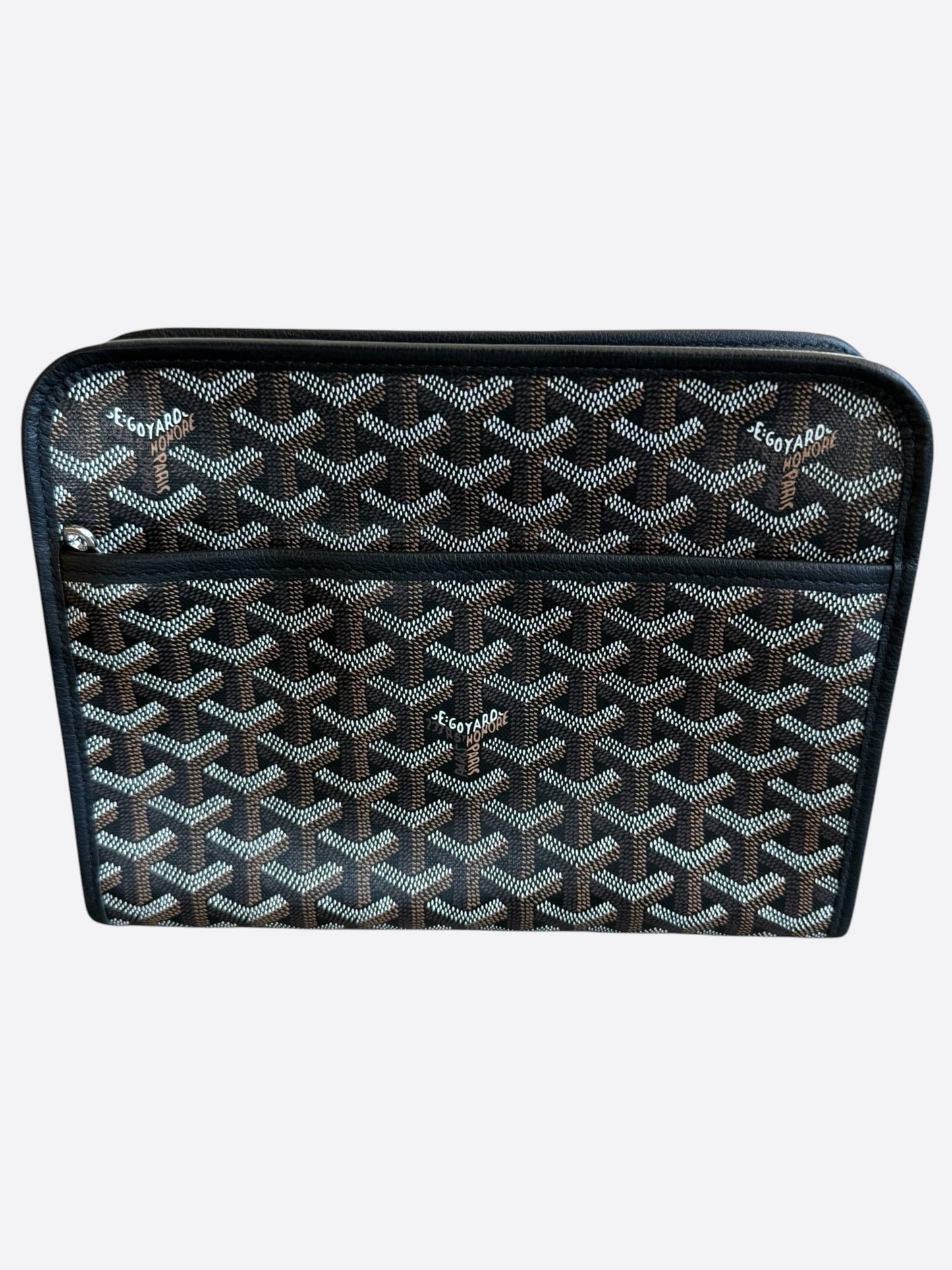 Goyard Black Jouvence MM Toiletry Bag